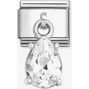 Nomination CLASSIC Pear-Shaped Cubic Zirconia Dangle Charm 331812/10 Nomination CLASSIC Pear-Shaped Cubic Zirconia Dangle Charm 331812/10