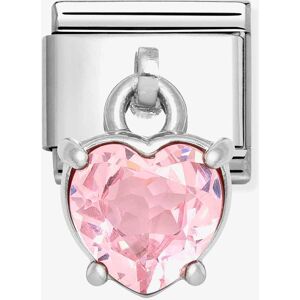 Nomination CLASSIC Pink Heart Dangle Charm 331812/14 Nomination CLASSIC Pink Heart Dangle Charm 331812/14