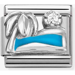 Nomination CLASSIC Composable Sterling Silver Palm Tree with Sea Charm 330305/19 Nomination CLASSIC Composable Sterling Silver Palm Tree with Sea Charm 330305/19