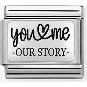 Nomination Composable CLASSIC You & Me Our Story Charm 330111/31 Nomination Composable CLASSIC You & Me Our Story Charm 330111/31