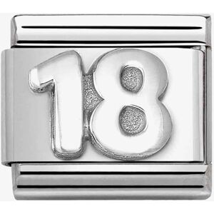 Nomination CLASSIC Composable Oxidised Silver 18 Charm 330101/56* Nomination CLASSIC Composable Oxidised Silver 18 Charm 330101/56*