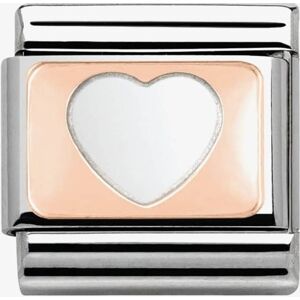 Nomination CLASSIC Rose Gold Heart Charm 430101/08 Nomination CLASSIC Rose Gold Heart Charm 430101/08
