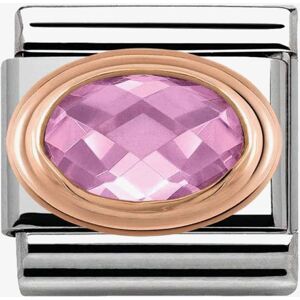 Nomination CLASSIC Rose Gold Pink Faceted Cubic Zirconia Charm 430601/003 Nomination CLASSIC Rose Gold Pink Faceted Cubic Zirconia Charm 430601/003