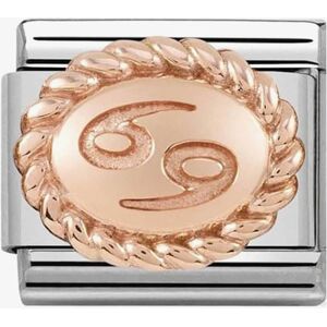 Nomination CLASSIC Rose Gold Oval Zodiac Cancer Charm 430109/04 Nomination CLASSIC Rose Gold Oval Zodiac Cancer Charm 430109/04