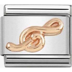 Nomination CLASSIC Rose Gold Treble Clef Charm 430106/13 Nomination CLASSIC Rose Gold Treble Clef Charm 430106/13