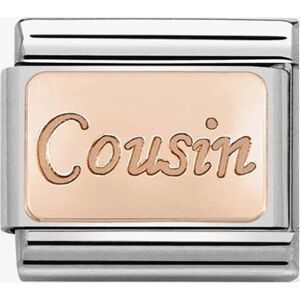 Nomination CLASSIC Rose Gold Cousin Charm 430108/15 Nomination CLASSIC Rose Gold Cousin Charm 430108/15