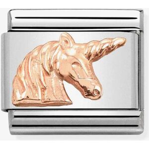 Nomination CLASSIC Rose Gold Unicorn Head Charm 430106/18 * Nomination CLASSIC Rose Gold Unicorn Head Charm 430106/18 *
