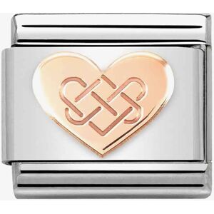 Nomination CLASSIC Composable Romance Celtic Knot Heart Charm 430104/38 Nomination CLASSIC Composable Romance Celtic Knot Heart Charm 430104/38