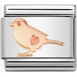 Nomination CLASSIC Composable Rose Gold Bird Charm 430104/54 Nomination CLASSIC Composable Rose Gold Bird Charm 430104/54