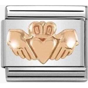 Nomination CLASSIC Rose Gold Plated Claddagh Charm 430106/20 Nomination CLASSIC Rose Gold Plated Claddagh Charm 430106/20