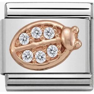 Nomination CLASSIC Rose Gold Symbols Ladybird Charm 430302/15 Nomination CLASSIC Rose Gold Symbols Ladybird Charm 430302/15