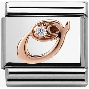 Nomination CLASSIC Rose Gold Letter O Charm 430310/15 Nomination CLASSIC Rose Gold Letter O Charm 430310/15