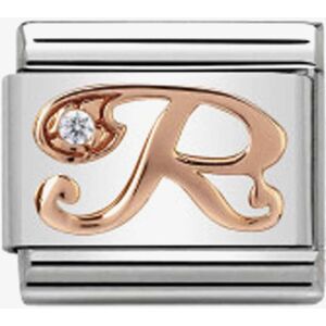Nomination CLASSIC Rose Gold Letter R Charm 430310/18 Nomination CLASSIC Rose Gold Letter R Charm 430310/18