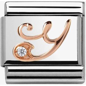 Nomination CLASSIC Rose Gold Letter Y Charm 430310/25 Nomination CLASSIC Rose Gold Letter Y Charm 430310/25