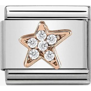 Nomination CLASSIC Rose Gold Asymmetric Star Charm 430302/16 Nomination CLASSIC Rose Gold Asymmetric Star Charm 430302/16