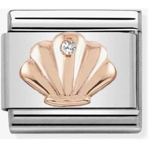Nomination CLASSIC Rose Gold Symbols Cubic Zirconia Shell Charm 430305/26 Nomination CLASSIC Rose Gold Symbols Cubic Zirconia Shell Charm 430305/26
