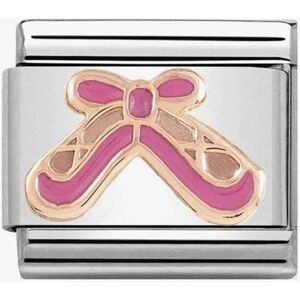 Nomination CLASSIC Rose Gold Ballet Shoes with Pink Enamel Charm 430203/02 Nomination CLASSIC Rose Gold Ballet Shoes with Pink Enamel Charm 430203/02