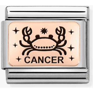 Nomination CLASSIC Composable Plates Cancer Charm 430112/04 Nomination CLASSIC Composable Plates Cancer Charm 430112/04