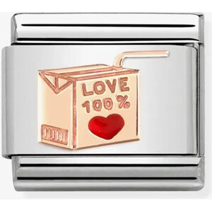 Nomination CLASSIC Composable Love 100% Juice Box Charm 430202/09 Nomination CLASSIC Composable Love 100% Juice Box Charm 430202/09