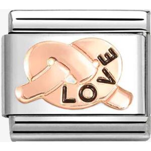 Nomination CLASSIC Rose Gold Love Promise Knot Charm 430202/35 Nomination CLASSIC Rose Gold Love Promise Knot Charm 430202/35