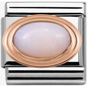 Nomination CLASSIC Rose Gold Pink Opal Charm 430501/22 Nomination CLASSIC Rose Gold Pink Opal Charm 430501/22