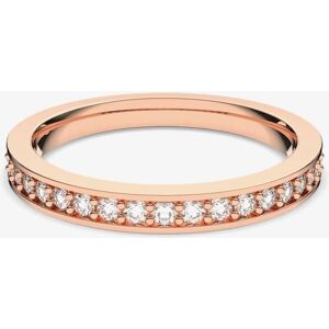 Swarovski Rare Rose Gold Tone White Crystal Channel Half Eternity Ring 5032901 Swarovski Rare Rose Gold Tone White Crystal Channel Half Eternity Ring 5032901