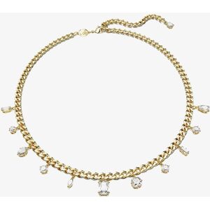 Swarovski Dextera White Mixed Cuts Gold Tone Plated Necklace 5663338 Swarovski Dextera White Mixed Cuts Gold Tone Plated Necklace 5663338