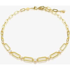 Swarovski Dextera Gold Tone Plated Large Link Chain Necklace 5683354 Swarovski Dextera Gold Tone Plated Large Link Chain Necklace 5683354