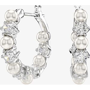 Swarovski Matrix White Pearl Hoop Earrings 5709256 Swarovski Matrix White Pearl Hoop Earrings 5709256