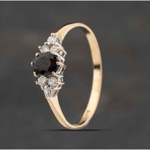 Pre-Owned 9ct Yellow Gold Sapphire & Cubic Zirconia Seven Stone Ring 41103393 Pre-Owned 9ct Yellow Gold Sapphire & Cubic Zirconia Seven Stone Ring 41103393