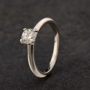 Pre-Owned Platinum 0.54ct Brilliant Cut Mastercut Diamond Four Claw Solitaire Ring 4112173 Pre-Owned Platinum 0.54ct Brilliant Cut Mastercut Diamond Four Claw Solitaire Ring 4112173