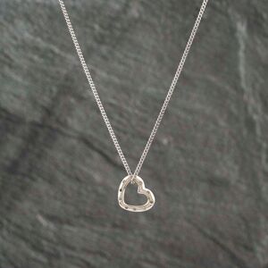 Pre-Owned 9ct White Gold 0.05ct Diamond Rubover Set Pendant & 16 Inch Curb Chain 41142378 Pre-Owned 9ct White Gold 0.05ct Diamond Rubover Set Pendant & 16 Inch Curb Chain 41142378