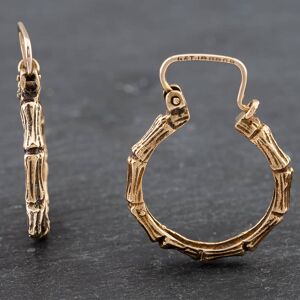 Pre-Owned 9ct Yellow Gold 25.7mm Textured Round Creole Earrings 41171902 Pre-Owned 9ct Yellow Gold 25.7mm Textured Round Creole Earrings 41171902