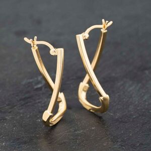 Pre-Owned Yellow Gold 25mm Oval Twist Creole Earrings 41173273 Pre-Owned Yellow Gold 25mm Oval Twist Creole Earrings 41173273