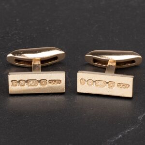 Pre-Owned 9ct Yellow Gold Vintage 1978 London Cufflinks 4119579