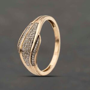 Pre-Owned 9ct Yellow Gold 0.25ct Diamond Set Dress Ring 41383349 Pre-Owned 9ct Yellow Gold 0.25ct Diamond Set Dress Ring 41383349