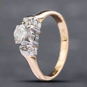 Pre-Owned 9ct Yellow Gold Brilliant Cut Diamond Shoulder Set Solitaire Ring 414801145 Pre-Owned 9ct Yellow Gold Brilliant Cut Diamond Shoulder Set Solitaire Ring 414801145