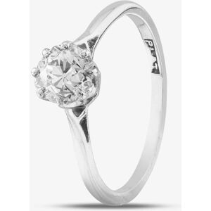 Pre-Owned Platinum 0.70ct Brilliant Cut Diamond Solitaire Ring 41481130 Pre-Owned Platinum 0.70ct Brilliant Cut Diamond Solitaire Ring 41481130
