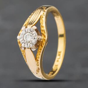 Pre-Owned Vintage Yellow Gold Brilliant Cut Diamond Solitaire Ring 41481310 Pre-Owned Vintage Yellow Gold Brilliant Cut Diamond Solitaire Ring 41481310