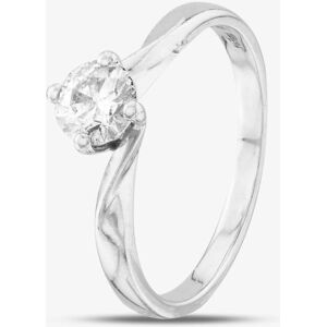 Pre-Owned Platinum 0.61ct Brilliant Cut Diamond Twist Solitaire Ring 41481434 Pre-Owned Platinum 0.61ct Brilliant Cut Diamond Twist Solitaire Ring 41481434