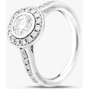 Pre-Owned Platinum Certificated 0.50ct Brilliant Cut Diamond Cluster Ring 41481942 Pre-Owned Platinum Certificated 0.50ct Brilliant Cut Diamond Cluster Ring 41481942