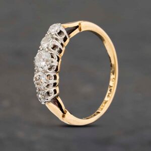 Pre-Owned Vintage Yellow Gold 0.60ct Brilliant Cut Diamond Five Stone Ring 41481988 Pre-Owned Vintage Yellow Gold 0.60ct Brilliant Cut Diamond Five Stone Ring 41481988