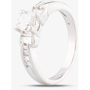 Pre-Owned Platinum 0.50ct Brilliant Cut Diamond Shoulder Set Solitaire Ring 4148391 Pre-Owned Platinum 0.50ct Brilliant Cut Diamond Shoulder Set Solitaire Ring 4148391