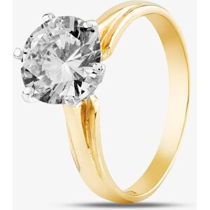 Pre-Owned 14ct Yellow Gold 2.07ct Brilliant Cut Diamond Solitaire Ring 4148798 Pre-Owned 14ct Yellow Gold 2.07ct Brilliant Cut Diamond Solitaire Ring 4148798