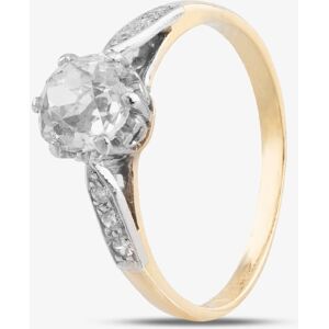 Pre-Owned Yellow Gold 0.98ct Old Cut Diamond Solitaire Ring 4148808 Pre-Owned Yellow Gold 0.98ct Old Cut Diamond Solitaire Ring 4148808