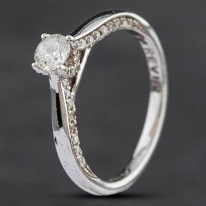 Pre-Owned 18ct White Gold 0.40ct Brilliant Cut Diamond Solitaire Ring 4148875 Pre-Owned 18ct White Gold 0.40ct Brilliant Cut Diamond Solitaire Ring 4148875