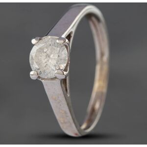 Pre-Owned 14ct White Gold 0.60ct Brilliant Cut Diamond Solitaire Ring 4148898 Pre-Owned 14ct White Gold 0.60ct Brilliant Cut Diamond Solitaire Ring 4148898