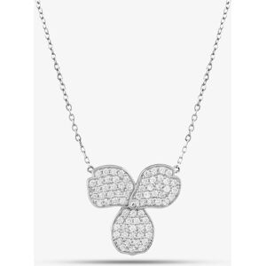 Pre-Owned Platinum 1.00ct Brilliant Cut Diamond Triple Pear Cluster Pendant & 16-18 Inch Trace Chain 43141052 Pre-Owned Platinum 1.00ct Brilliant Cut Diamond Triple Pear Cluster Pendant & 16-18 Inch Trace Chain 43141052