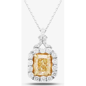 Pre-Owned 14ct White Gold & Platinum 2.44ct Multi-Cut Diamond Cluster Pendant & 16 Inch Belcher Chain 4314155 Pre-Owned 14ct White Gold & Platinum 2.44ct Multi-Cut Diamond Cluster Pendant & 16 Inch Belcher Chain 4314155