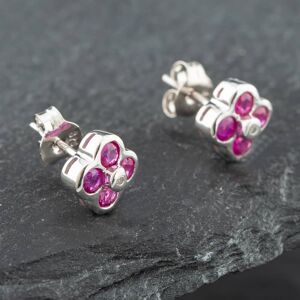 Pre-Owned White Gold 0.66ct Brilliant Cut Ruby & Diamond Stud Earrings 43171065 Pre-Owned White Gold 0.66ct Brilliant Cut Ruby & Diamond Stud Earrings 43171065